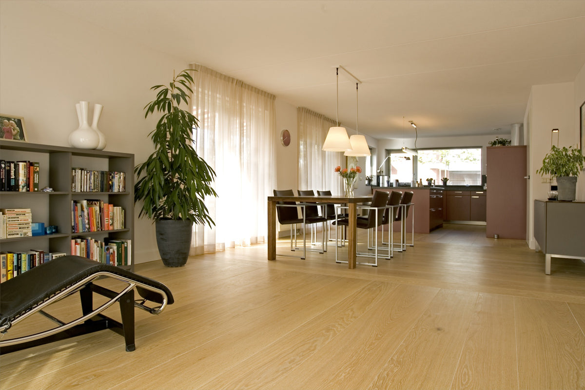 Chateau Biarritz Natural Oak Brushed & Oiled Wide Plank Flooring - BCAS01
